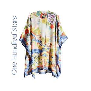 One Hundred Stars Floral Kimono